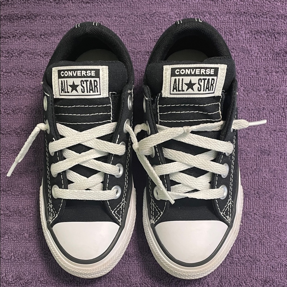 Converse Kids Black and White Sneakers-Unisex
